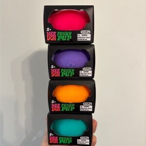 NeeDoh Funky Pup squishy fidget Toy 💜🐶🩵choose 1 color!